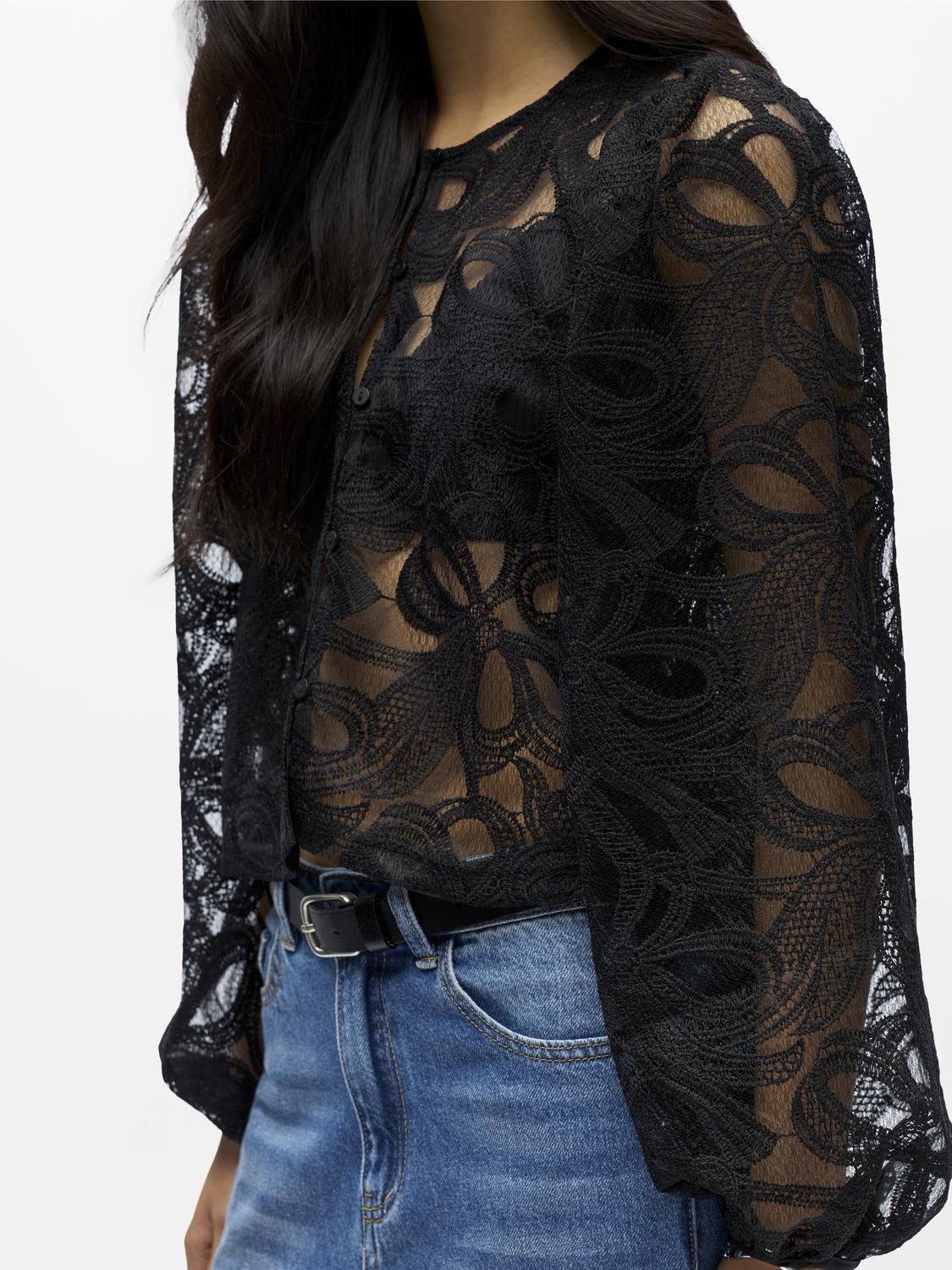 OBJROSE Shirt - Black - VERO MODA & VILA Bergvik